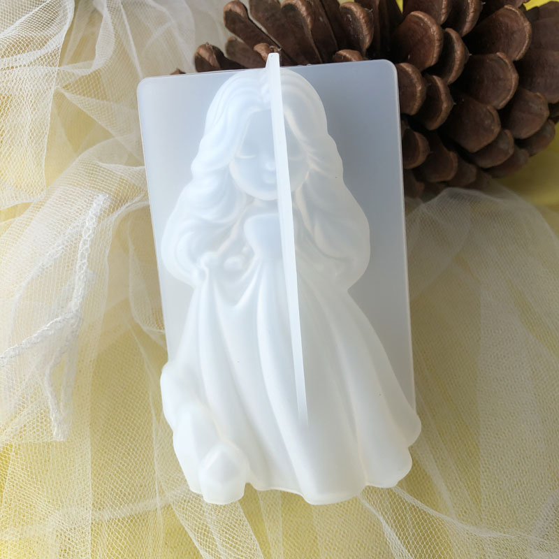 Soap Making Business - 3D süße Prinzessin Silikon Kerze Form
