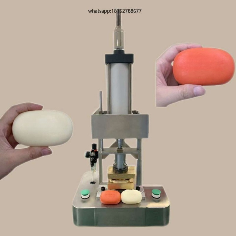 Soap Making Machine - Kleine Seifenherstellungsmaschine, Pneumatische Seifenpresse, Manuelle Seifenstanzmaschine
