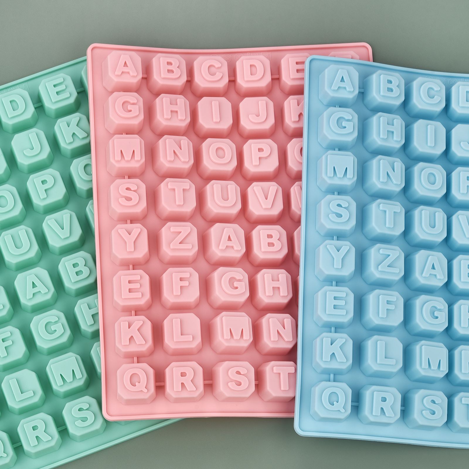 Soap Making Guide - 48-Buchstaben Enghish Alphabet Buchstaben Silikonform Seifenform