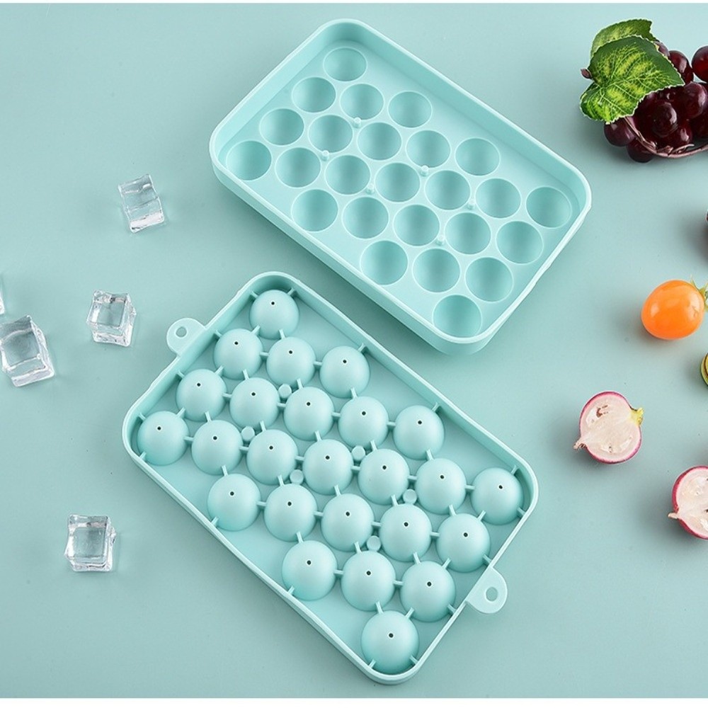 Soap Making Guide - Kreative Silikon-Traubenball-Formen mit 25 Gittern, runde