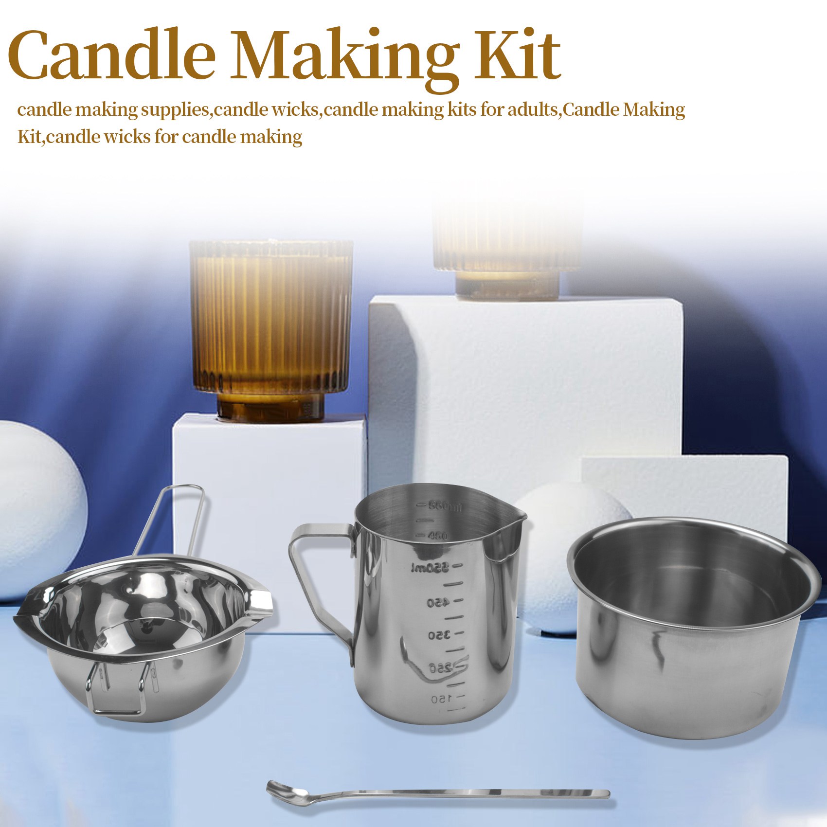 AEE8-4 Set Edelstahl-Doppelkoc – Soap Making Double Boiler Bewertung und Preis
