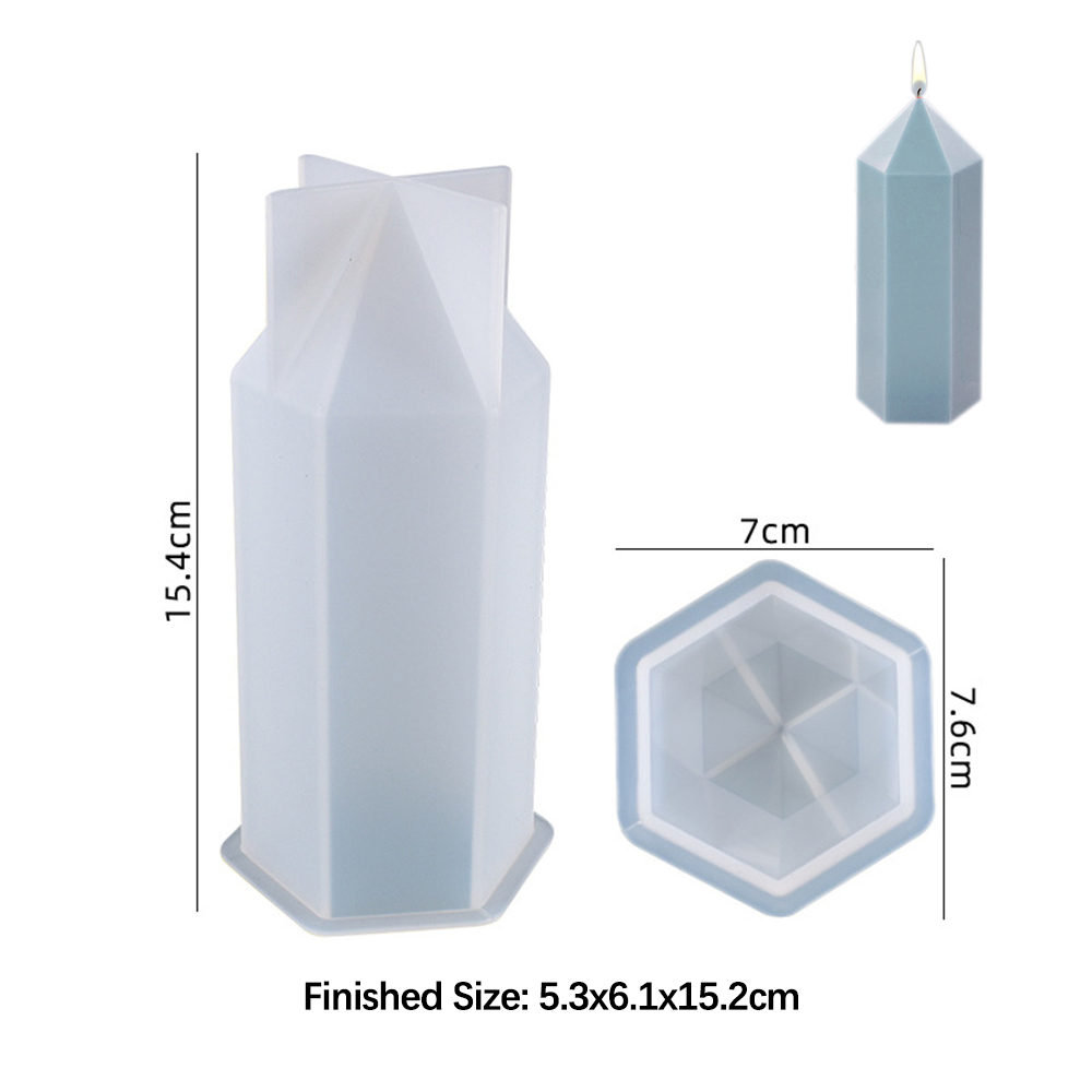 3d sechseckige Säule Kerzen fo – Soap Making Business Bewertung und Preis