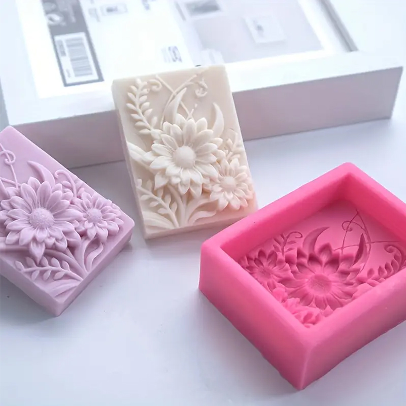 3D Blume Quadrat Seife Silikon – Soap Making Lye Bewertung und Preis