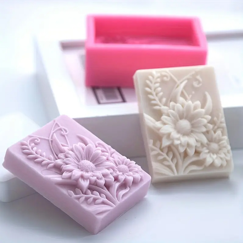 3D Blume Quadrat Seife Silikon – Soap Making Lye Bewertung und Preis