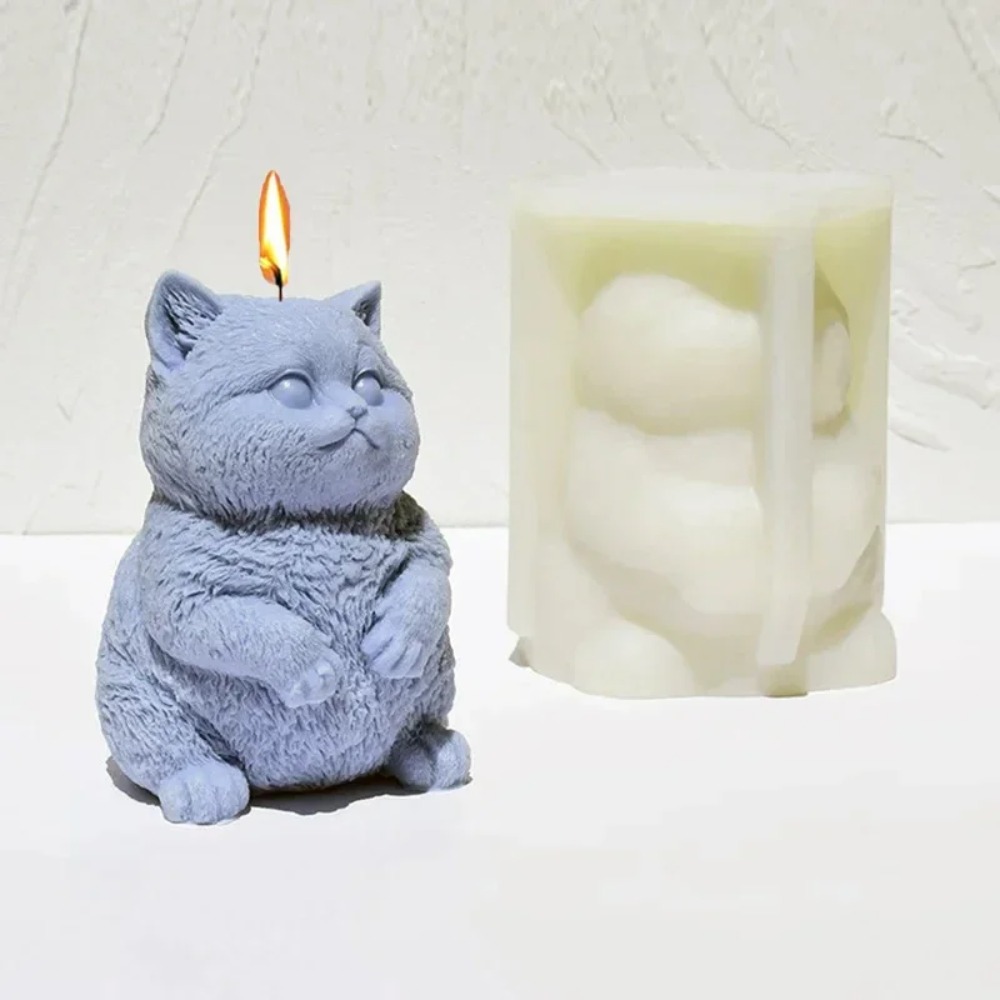 3D Fat Cat Aromatherapie-Kerze – Soap Making Animal Fat Bewertung und Preis