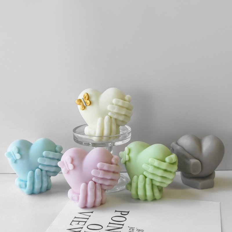 Hand Halten Liebe Silikon Kerz – Soap Making Business Bewertung und Preis