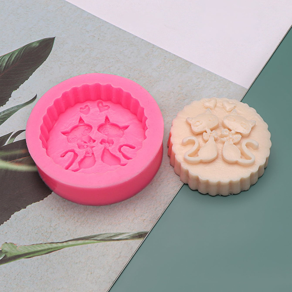 1-teilige Silikon-Katzen-Seife – Soap Making Lye Bewertung und Preis