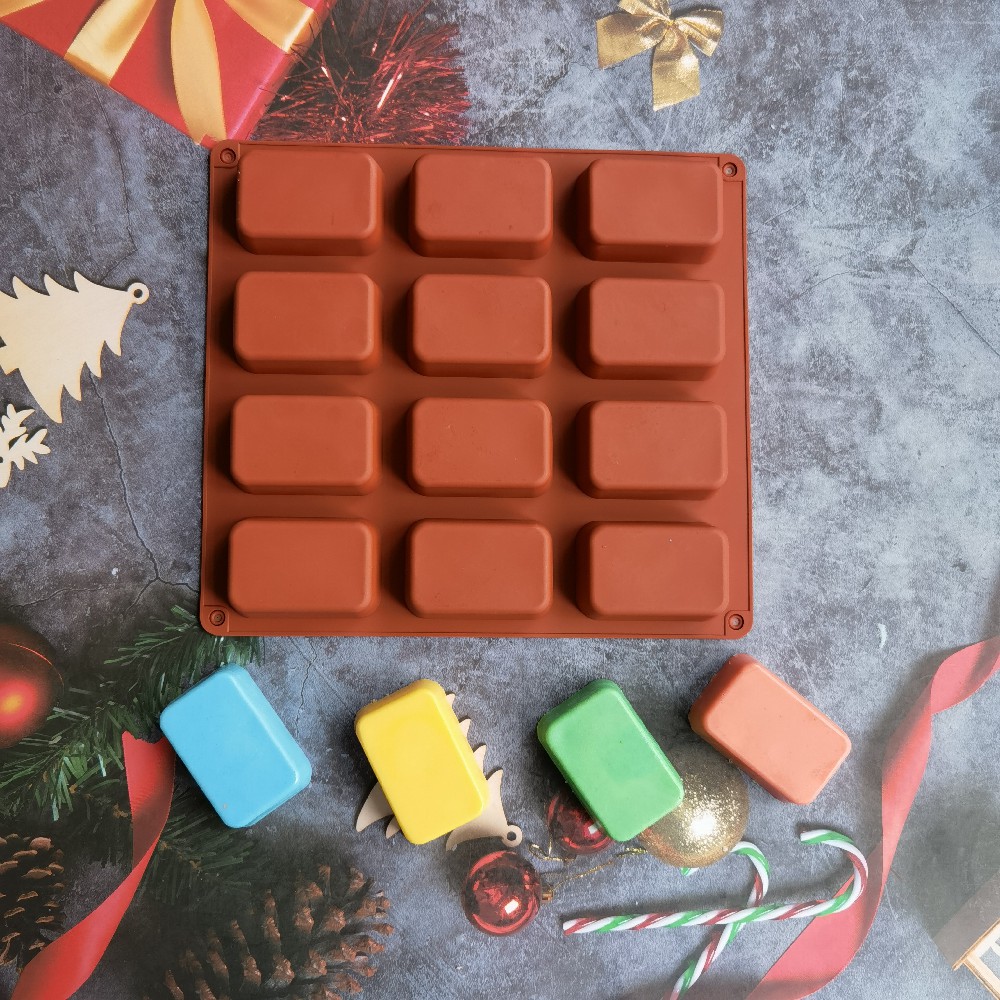 12 Kavität quadratische Siliko – Soap Making Business Bewertung und Preis