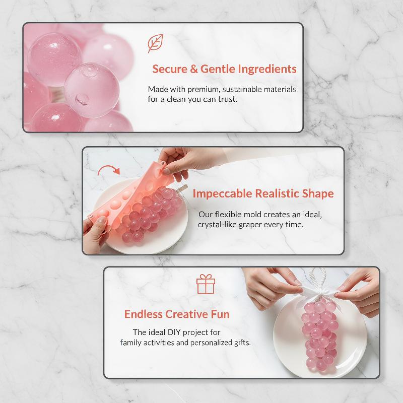Silikon-Weintraubenformen, lei – Soap Making Lye Bewertung und Preis
