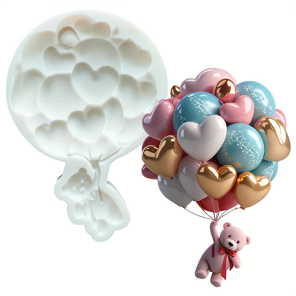 Ballonbär Herz Silikonform Fon – Soap Making Lye Bewertung und Preis